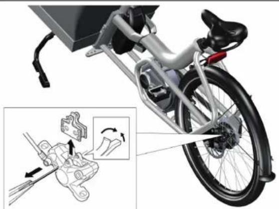 Urban Arrow Tender 1000 - Einstellung der Scheibenbremse - 3