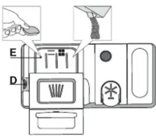 INDESIT IN2IE10CS80 - UMPLEREA DOZATORULUI DE DETERGENT - 1