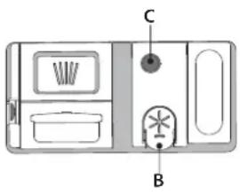 INDESIT IN2IE10CS80 - ЗАПОВНЕННЯ ДОЗАТОРА ОПОЛІСКУВАЧА - 1