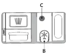 INDESIT IN2IE10CS80 - RIEMPIMENTO DEL DISTRIBUTORE BRILLANTANTE - 1