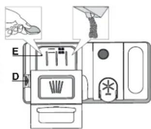 INDESIT IN2IE10CS80 - RIEMPIMENTO DEL DISTRIBUTORE DETERSIVO - 1