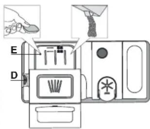 INDESIT IN2IE10CS80 - NAPEŁNIANIE DOZOWNIKA DETERGENTU - 1