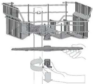 INDESIT IN2IE10CS80 - CLEANING THE SPRAY ARMS - 1
