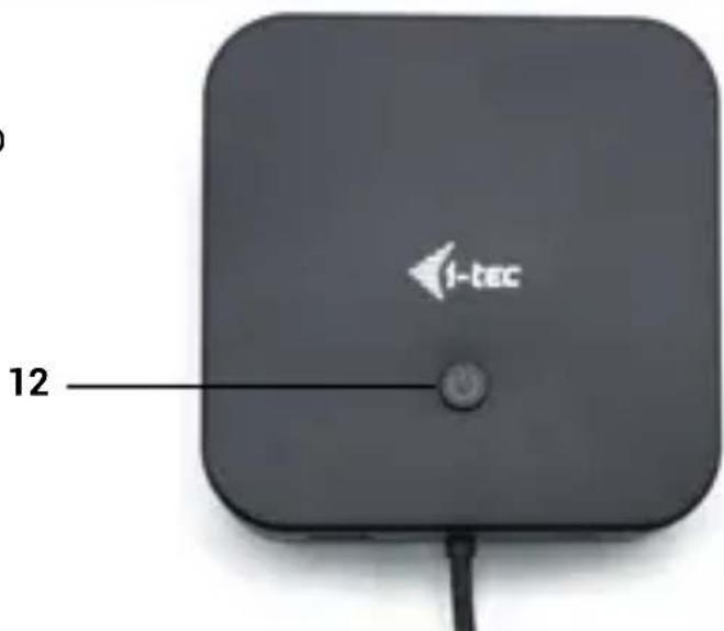 i-TEC C31TRIPLE4KDOCKPDPRO - Panel derecho: - 1