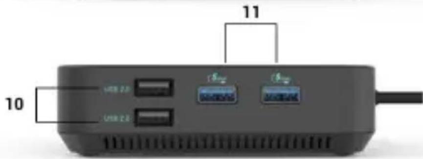 i-TEC C31TRIPLE4KDOCKPDPRO - Obere Tafel: - 4