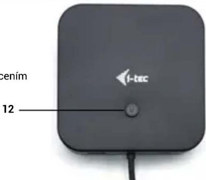 i-TEC C31TRIPLE4KDOCKPDPRO - Vrchní Panel: - 1