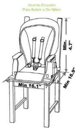 Baby Trend MUV 7in1 - DIAGRAMA DE TAMANO DE SILLA PARA ADULTOS: - 1