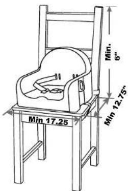 Baby Trend MUV 7in1 - Adult Chair Size Diagram: - 2