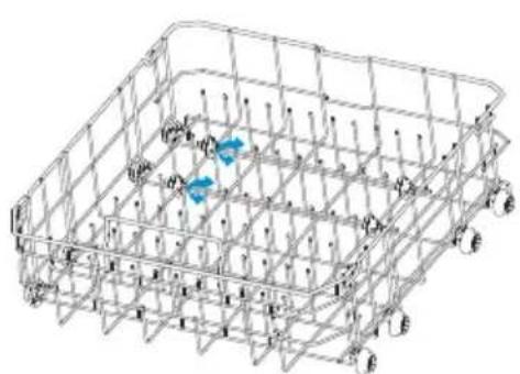MIDEA MDT24P3CST - PUAS AJUSTABLES DE LA REJILLA - 1