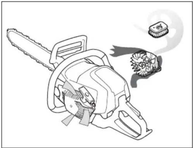 HUSQVARNA 560 XP Mark II - Luftfiltersystem - 1