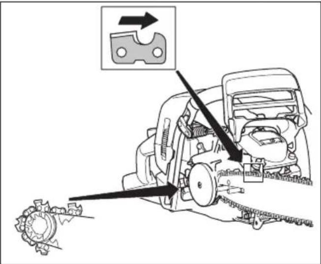 HUSQVARNA 560 XP Mark II - Geleider en zaagketting monteren - 2