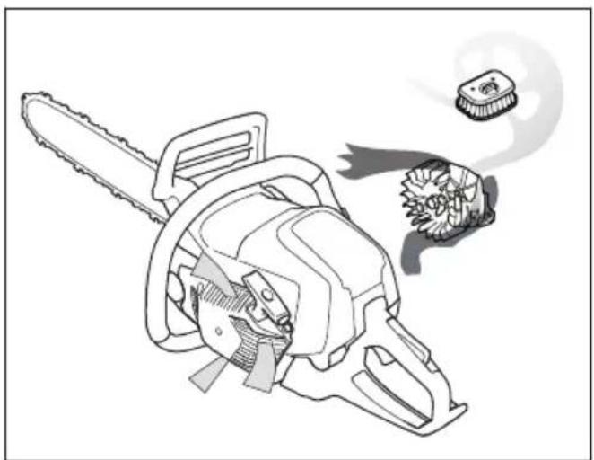 HUSQVARNA 560 XP Mark II - Système de nettoyage d'air - 1