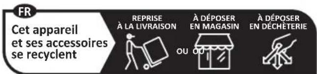 SAMSUNG DV90T6240LKS2 - Smaltimento del prodotto in Francia - 2