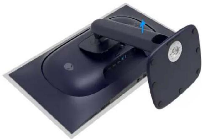 ALIENWARE AW2725Q - Pour enlever le pied : - 2
