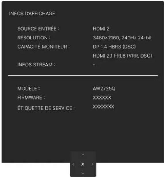 ALIENWARE AW2725Q - MAINTENANCE DU PANNEAU OLED - 3