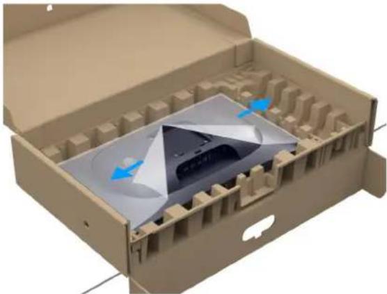 ALIENWARE AW2725Q - Connexion du pied - 3