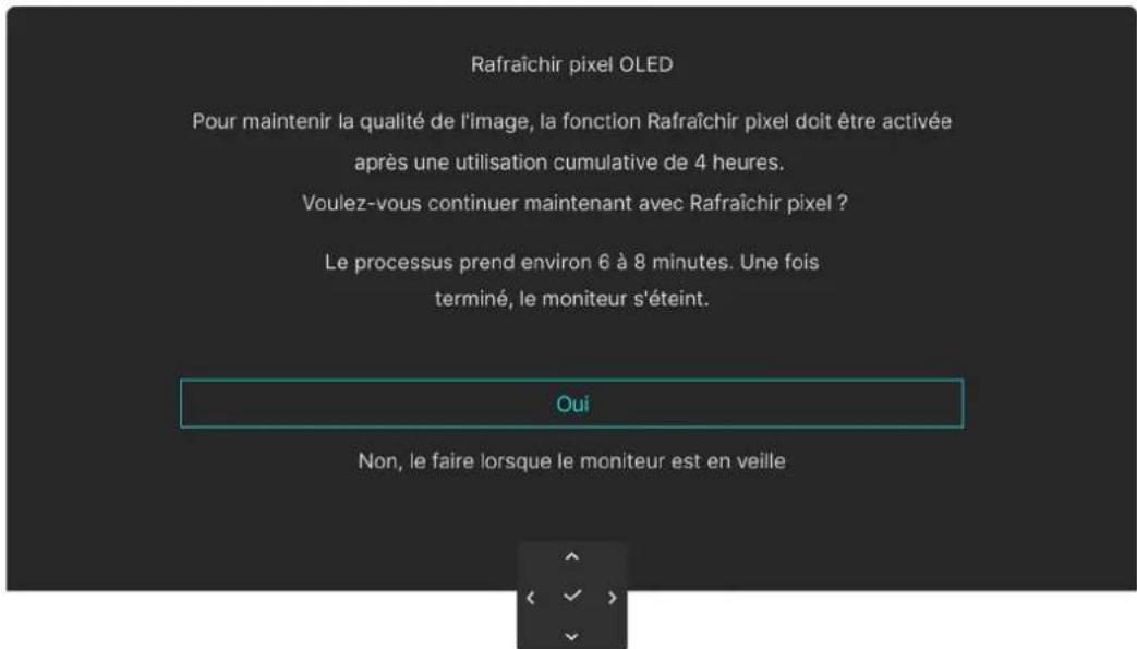 ALIENWARE AW2725Q - Messages d'avertissement OSD - 10