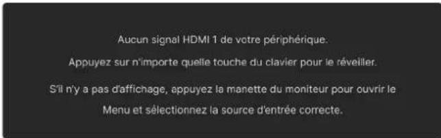 ALIENWARE AW2725Q - Messages d'avertissement OSD - 8