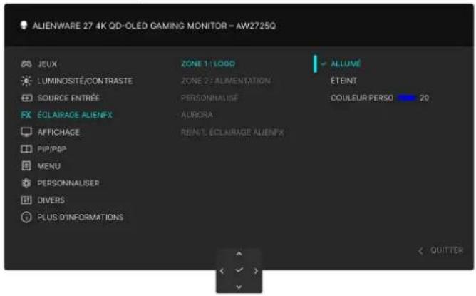 ALIENWARE AW2725Q - ZONE 2: ALIMENTATION - 1