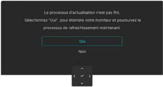 ALIENWARE AW2725Q - Messages d'avertissement OSD - 11