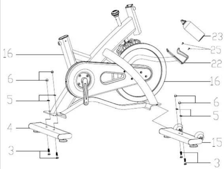 Toorx SRX95 - Montage de la selle - 1