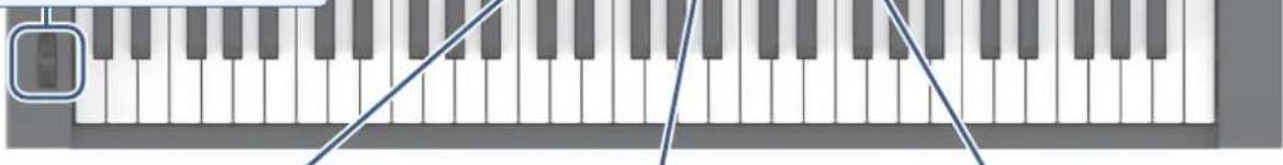 ROLAND GO:KEYS 3 - Molette - 1