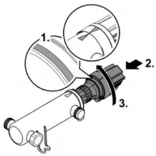 OASE Vitronic 36 W - Montaje de la cabeza del equipo - 1