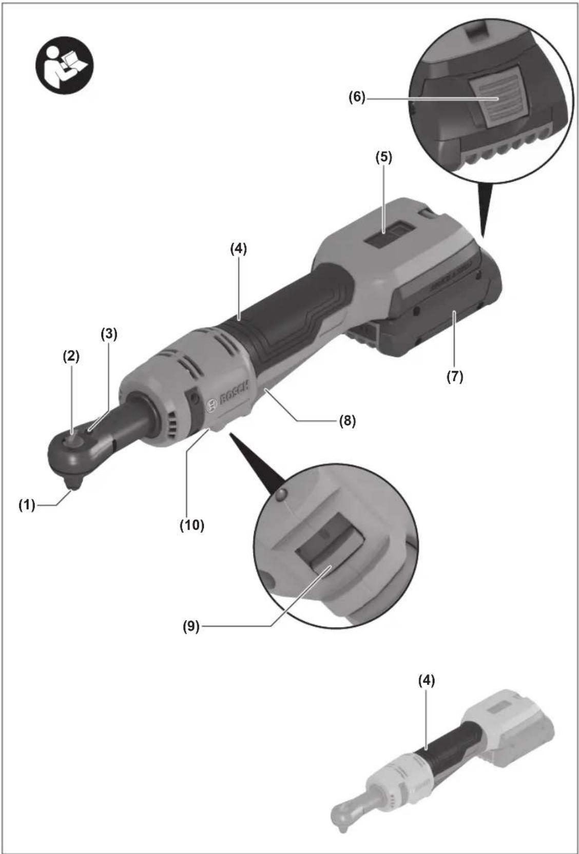 BOSCH GRC 18V60 Professional - 1