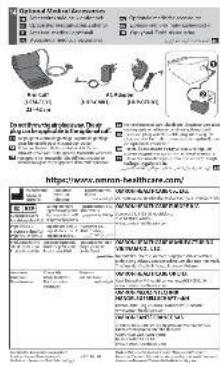 OMRON M4 Intelli IT HEM7155TEBK - To indicate generally elevated, potentially hazardous, levels of non-ionizing radiation, or to indicate equipment or systems. e.g. in the medical electrical area that include RF transmitters or that intentionally apply RF electromagnetic energy for diagnosis or treatment. - 5