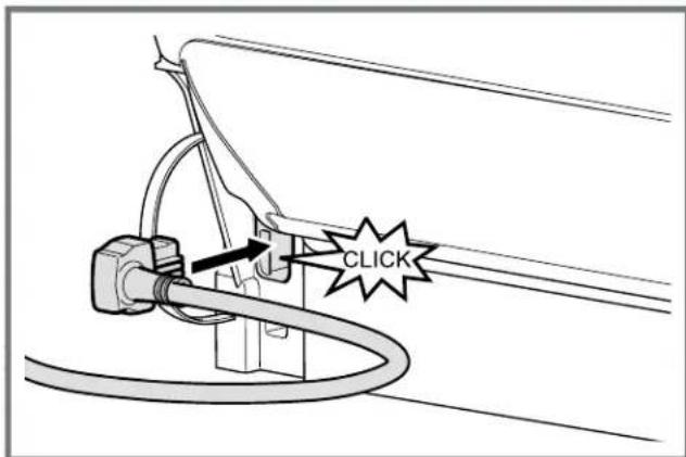 BOSCH SHP78DP5N - Acoplar el cable de alimentacion - 1