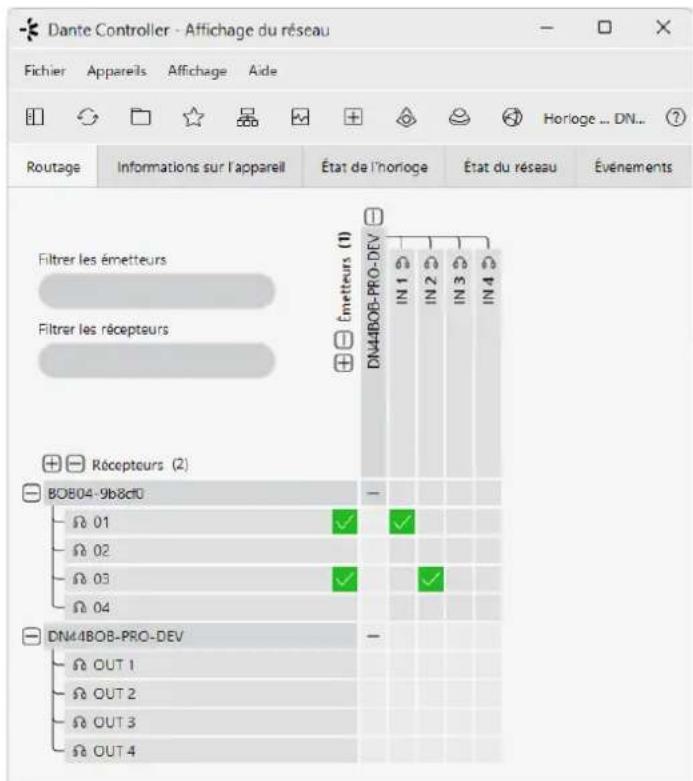 Ecler BOB04 - CONFIGURATION RÉSEAU ET ROUTAGE DANTE/AES67 - 5