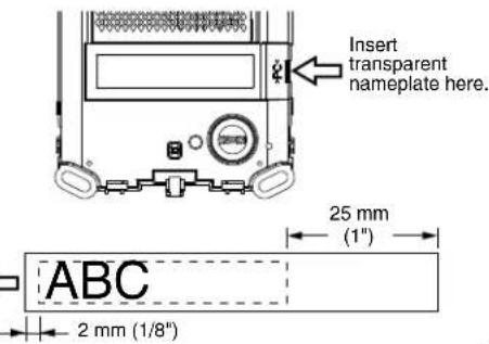 Aiphone JPDA - Inserting the transparent nameplates - 1