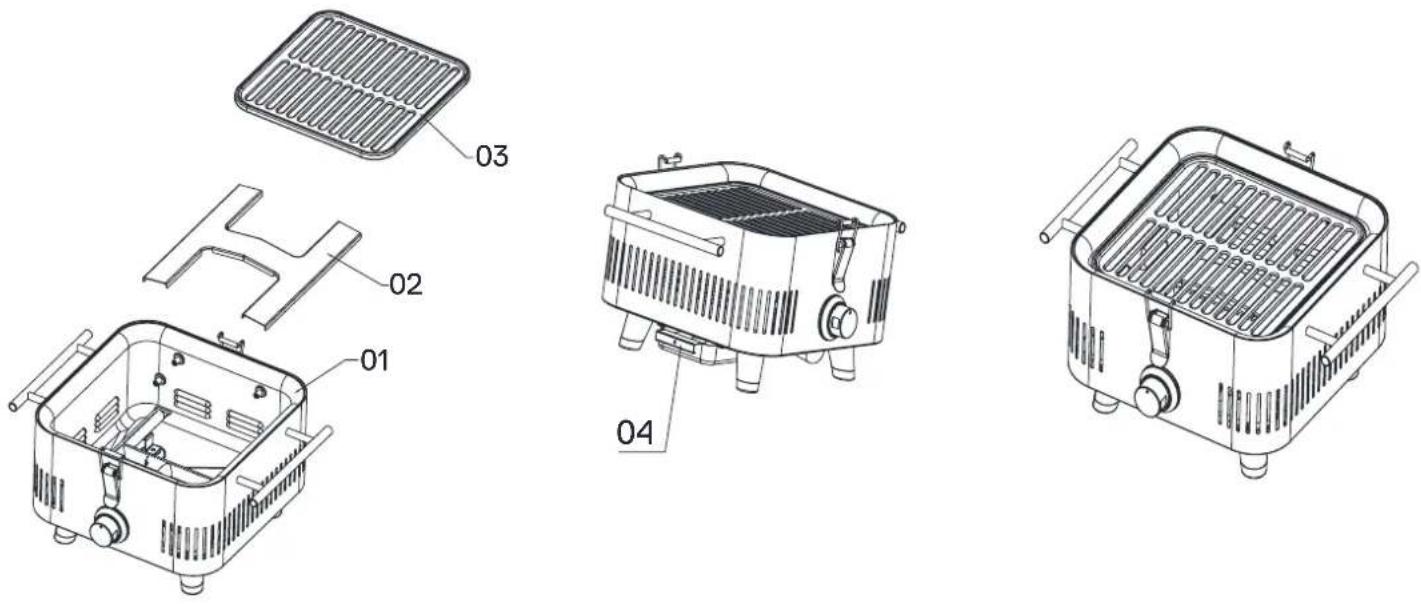 Everdure Cube Proflame 360 - ETAPE1 - 1