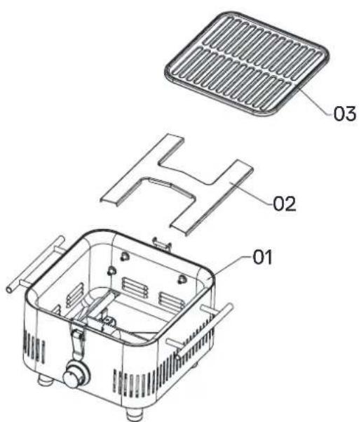 Everdure Cube Proflame 360 - VAIHE 1 - 1