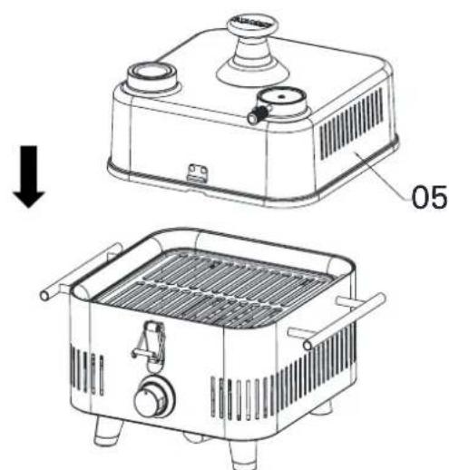 Everdure Cube Proflame 360 - ASENNUS - 1