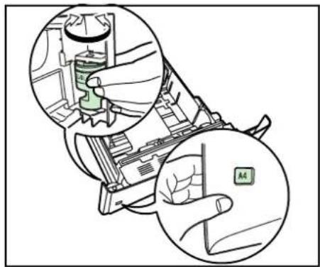 KYOCERA Ecosys FS2025D - 紙匣 (1 至 4)紙張尺寸 (設定紙匣紙張尺寸) - 1