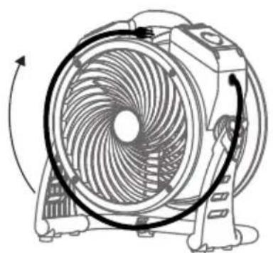 XPower FC125B - Organize the Power Cord\* - 1