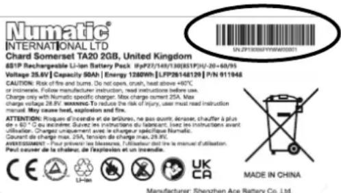 Numatic TBL8572 - Garantía: Uso comercial - 1