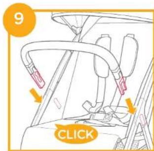 Joie Parcel LX - Stroller Assembly - 9