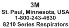 3M N95 - NIOSH Approved: N95 - 2