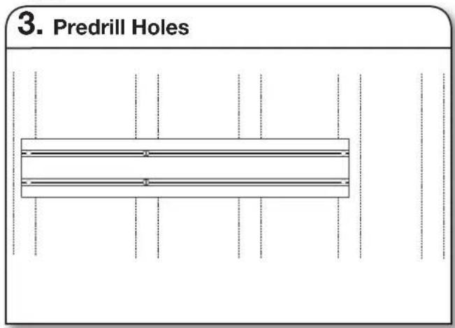 Gladiator GAWU24MBBH - Mounting the Channels - 2