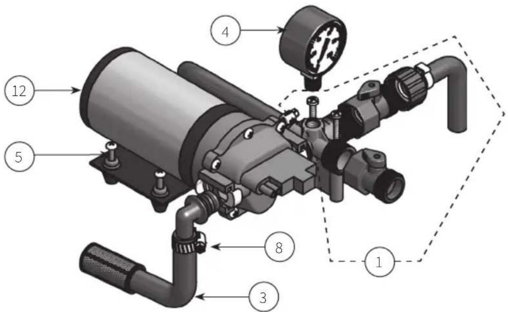Chapin 97701E - BREAKDOWN & PARTS LIST Cont. - 1