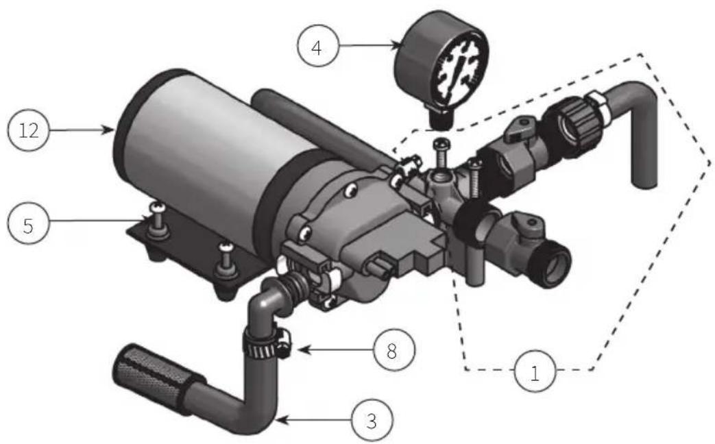 Chapin 97701E - BREAKDOWN & PARTS LIST Cont. - 1