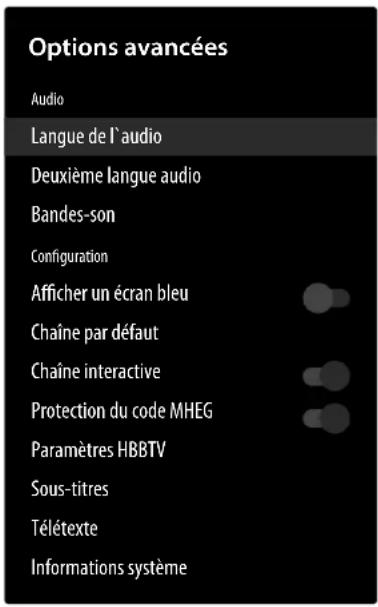 MEDION LIFE P8322500 - Menu Options avances - 1