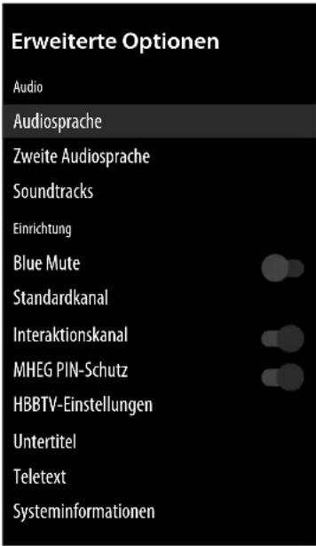 MEDION LIFE P8322500 - Menu Erweiterte Optionen - 1