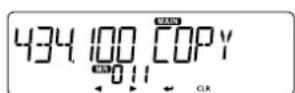 ICOM IC2730E - Copiar el contenido de la memoria en otro Canal de memoria - 1