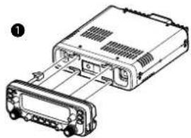 ICOM IC2730E - Alutilizar el soporte de combinacion MBA-4 - 2