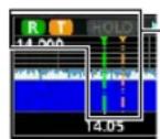 ICOM IC705 - ◇Marqueur - 1
