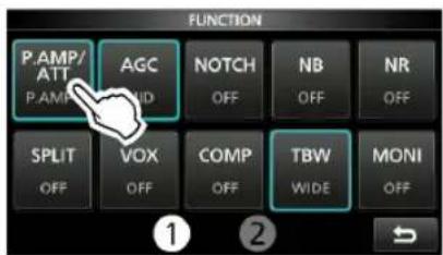 ICOM IC705 - Préamplificateurs - 1
