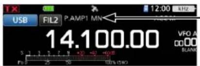ICOM IC705 - ◇ Sélection du type de filtre Notch - 2